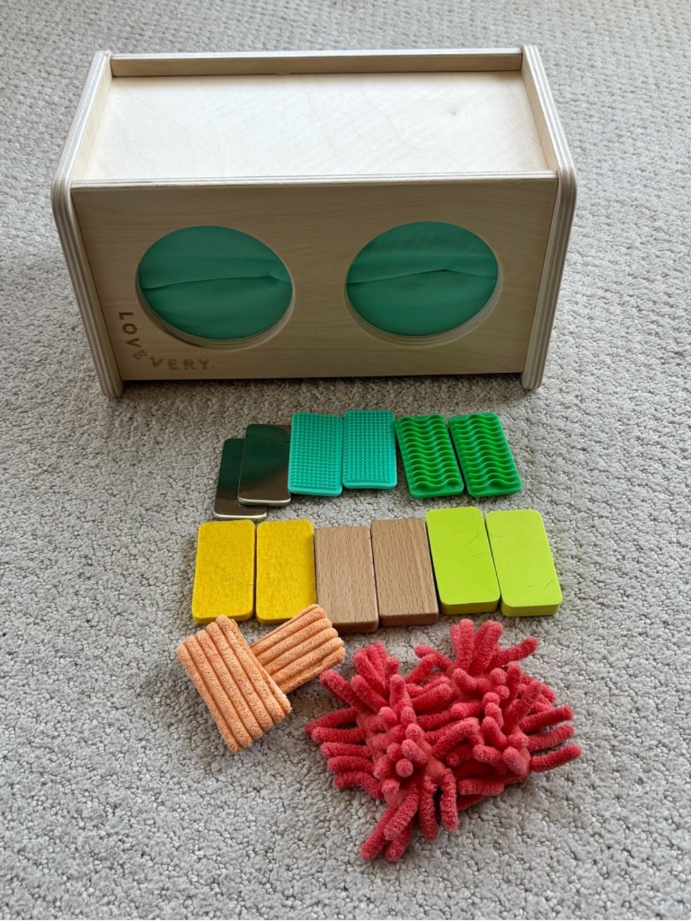 Lovevery Montessori Sensory Sorting Box - Picture 2 of 3